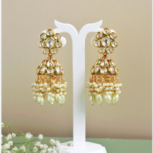 Kundan Jhumka Earrings