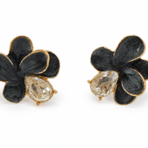 Stone blossom floral-studs