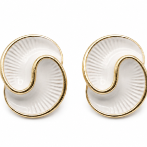 swirl petal luna- stud
