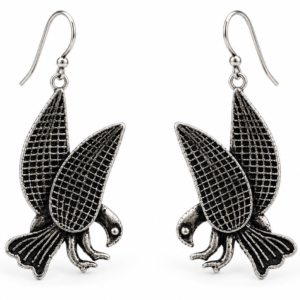 Orante Butterfly Drop in Oxidized silver product image